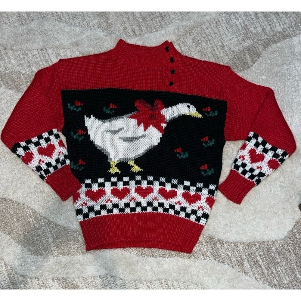 Hasting & Smith Vintage goose Cable knit sweater